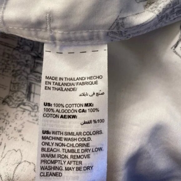 Chicos women’s White Paris Graphic Design Shirt size 0 - Picture 5 of 5